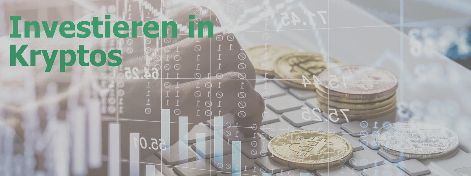 Investieren in Kryptowährungen.